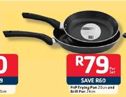  PnP Frying Pan 20cm And Grill Pan 24cm