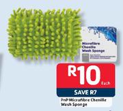 PnP Microfibre Chenille Wash Sponge-Each