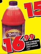 Daly's Premium Concentrate Juice Assorted-1.5L