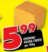Cheddar/Gouda Cheese-Per 100g