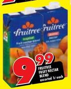 Fruitree Fruit Nectar Blend Assorted-1L Each