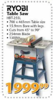 Special Ryobi Table Saw HBT 255L m.guzzle .za