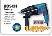 Bosch Rotary Hammer 061125A400 G8H 20-2D