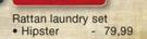 Rattan Hipster Laundry Set