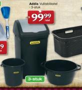 Addis 3 Piece Vullisblikstel-Per Stel