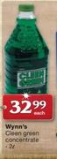 Wynn's Clean Green Concentrate-2Ltr