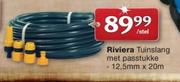 Riviera Tuinslang Met Passtukke 12.5mmx20m-Per Stel