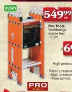 Pro Tools Veeldoelige Oranje Leer-3.5m Elk