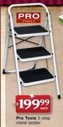 Pro Tools 3 Step Metal Ladder