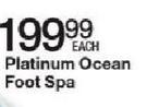 Platinum Ocean Foot Spa Each