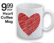 Heart Coffee Mug Each