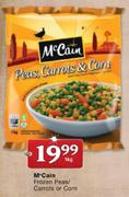 McCain Frozen Peas/Carrots or Corn-1kg