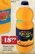 Clover Krush 100% Fruit Juice Blend-1.5Ltr
