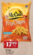 McCain Straight Cut Fry Chips-1kg