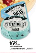 Fairview Soft Camembert/Brie Cheese-125g Each