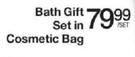 Bath Gift Set In Cosmetic Bag Set