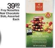 Frey Noisettes Noir Chocolate Slab, Assorted Each-180G