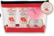 Bath Gift Set In Cosmetic Bag Set