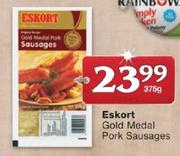 Eskort Gold Medal Pork Sausages-375gm