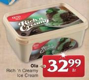 Ola Rich 'n Creamy Ice Cream-2Ltr