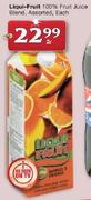 Liqui-Fruit 100% Fruit Juice Blend-2Ltr