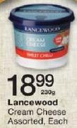Lancewood Cream Cheese-230gm