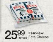 Fairview Feta Cheese-4 x 100gm