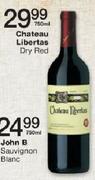 Chateau Libertas Dry Red-750ml