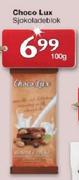 Choco Lux Sjokoladeblok-100gm