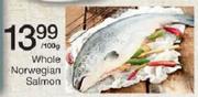 Whole Norwegian Salmon-Per 100gm