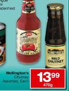 Wellington's Chutney Assorted-470g Each