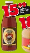 All Gold Tomato Sauce-700ml