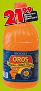 Brookes Oros Original Orange Squash-2L