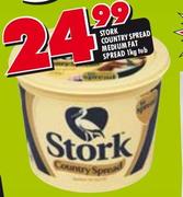 Stork Country Spread Medium Fat Spread Tub-1kg