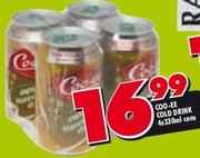 COO-EE Cold Drink Cans-4x330ml