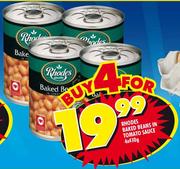 Rhodes Baked Beans In Tomato Sauce-4x410g