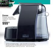 Sienna Single Serving Capsule Espresso Maker