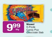 Wawel X-Plode Candy Pop Chocolate Slab-98g