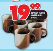 Dipping Flower Coffee Mugs-6 Piece