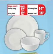 Pearl White Noodle Bowl