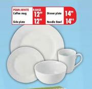 Pearl White Dinner Plate