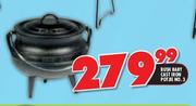 Bush Baby Cast Iron Potjie No. 3