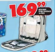 Bush Baby Picni Rucksack-16 Piece