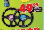 O Premium Steering Wheel Cover Assorted-Each