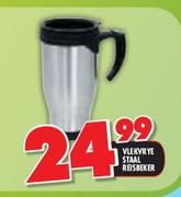 Vlekvrye Staal Reisbeker