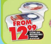 Cutting Edge Microwaveable Container Assorted-Each