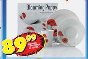 Blooming Poppy Dinner Set-12 Piece