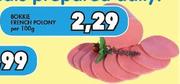Bokke French Polony-Per 100g
