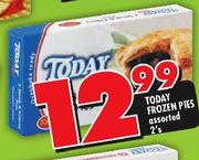 Today Frozen Pies Assorted-2's