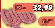 Econo Braai Wors-Per Kg